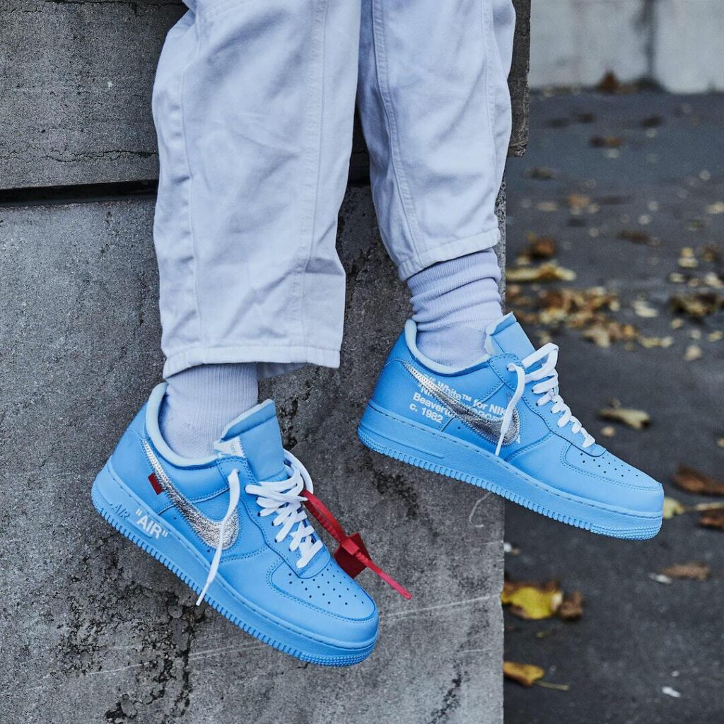 AF1 Nike Off-white TENIX Air Force 1 Off-White University Blue